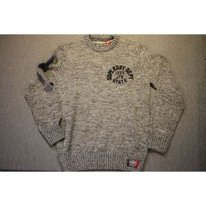 Super Dry Dept State 1954 JPN Grey Sweater - Size XL Super Premium Knit